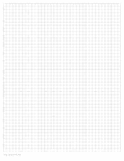 0.1 inch printable graph paper template