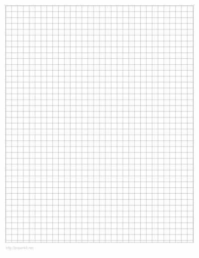 0.25 inch printable graph paper template